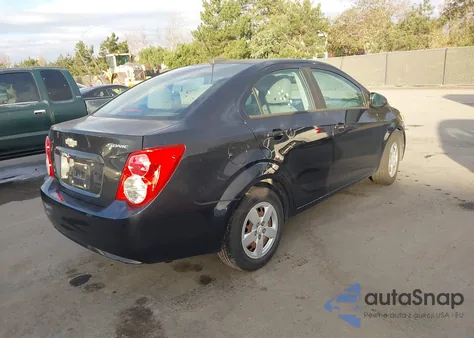 2015 Chevrolet Sonic Ls Manual from USA, damaged, VIN 1G1JB5SH2F4172863
